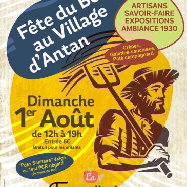 Affiche publicitaire évènement Fête du bois à Plédéliac