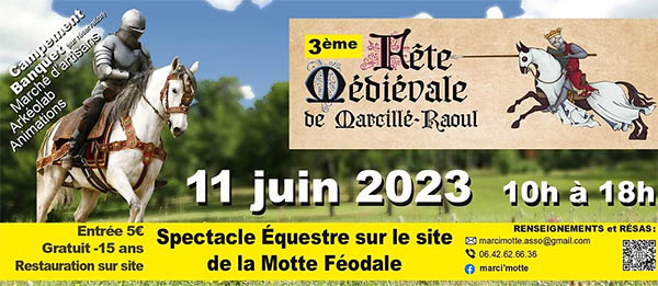 fête médiéval marcillé raoul le dimanche 11 juin 2023