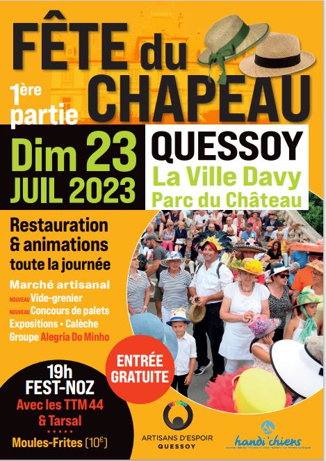 10eme anniversaire de la fête du chapeau à quessoy le dimanche 23 juillet 2023