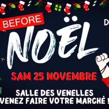 affiche le before noel de saint carreuc le samedi 25 novembre 2023